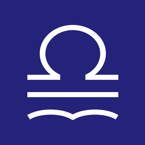Logomark ethics council blue
